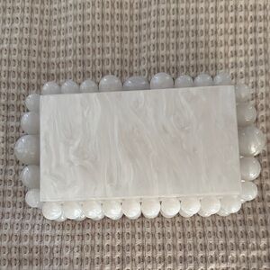 White Clutch Purse